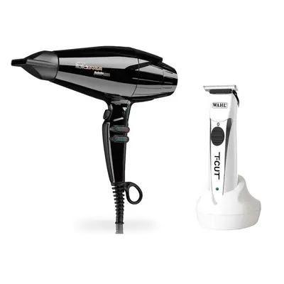 Babyliss Pro ItaliaBRAVA Dryer and Wahl T-Cut Trimmer