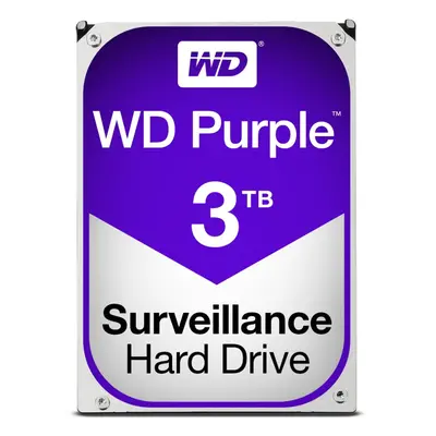 Western Digital Purple 3TB Surveillance Hard Disk Drive - RPM Class SATA Gb/s 64MB Cache 3.5 Inc