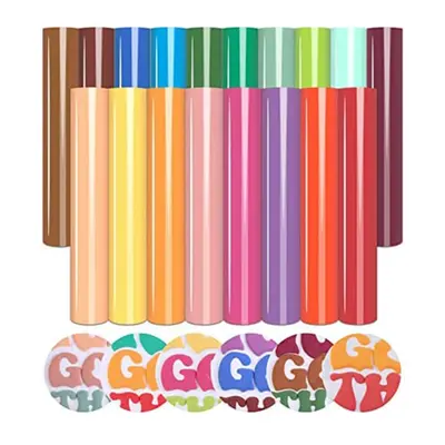 Puff Vinyl Heat Transfer - Sheets X 10Inches 3D Puff HTV Heat Transfer Vinyl for T-Shirts DIY Co