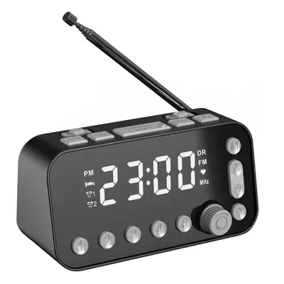 A1 Digital Alarm Clock Radio Dab Fm Radio Receiver Dual Usb Charging Led Display Dab Fm Radio Pr