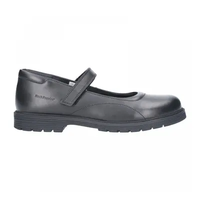 Tally Senior | Black | Girl's Rip-Tape School Shoes