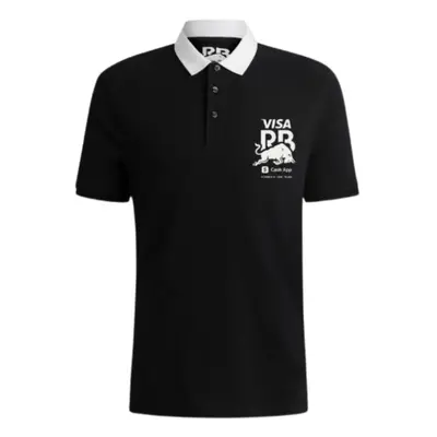 (M) Visa Cash App RB Essential Logo Polo (Black)