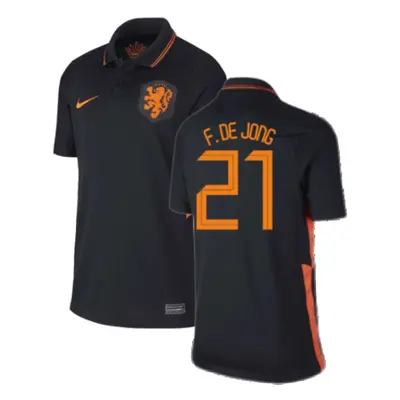 (MB) Holland Away Nike Football Shirt (Kids) (F. DE JONG 21)