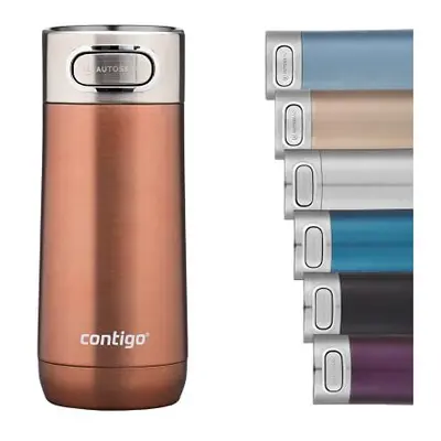 Contigo Luxe Autoseal Travel Mug, Stainless Steel Thermal Mug, Vacuum Flask, Leakproof Tumbler, 