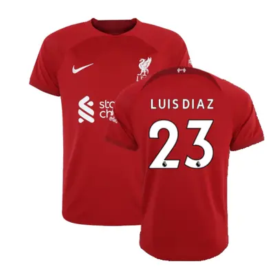 (XS) Liverpool Home Shirt (LUIS DIAZ 23)