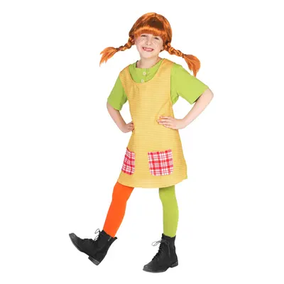 (9-10 years (134-140 cm)) Pippi Longstocking costume for girls