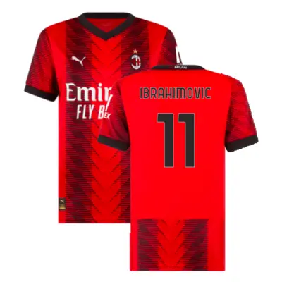 (S) AC Milan Home Shirt (Ladies) (Ibrahimovic 11)