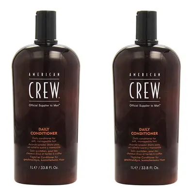 American Crew Daily Moisturizing conditioner Litre x2