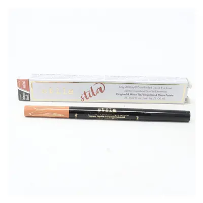 (Intense Black / Mai Tai) Stila Stay All Day Dual Eye Liner 0.33oz/1.0ml New With Box