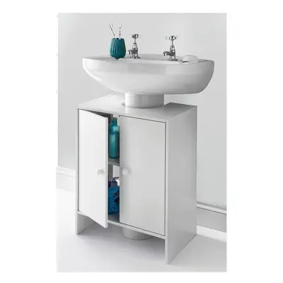 New White Under sink Cabinet For Storing Away Your Bathroom Accessories