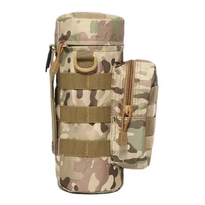 (Camouflage) Outdoors Molle Water Bottle Pouch Tactical Gear Kettle Waist Shoulder Bag for Army 