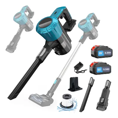 3IN1 Cordless Vacuum Cleaners+2 Battery 5.5A-Makita Battery Compatible