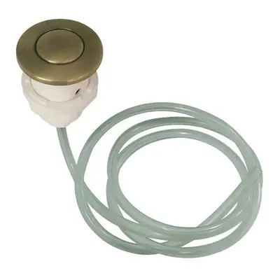 Kingston Brass KA31AB Gourmetier Disposal Air Switch Button, Antique Brass