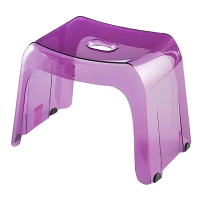 Modern simple small stool household living room transparent low stool creative Crystal stool pla