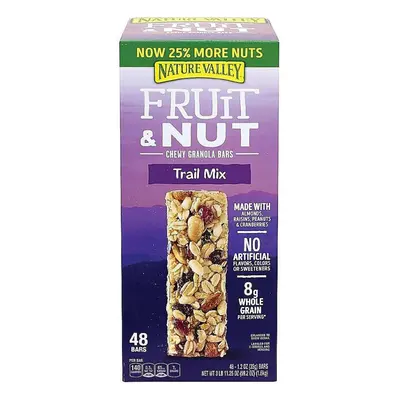 Nature Valley Chewy Trail Mix Fruit & Nut Granola Bars ct.