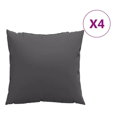 vidaXL Throw Pillows pcs Anthracite 19.7""x19.7"" Fabric