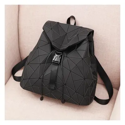 (black) Irregular Geometric Triangle Sequin Backpack Women Bagpack Fashion Female Backpacks For 