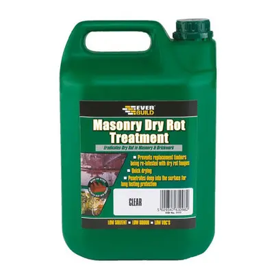 Everbuild LJROT05 Masonry Dry Rot Treatment Litre