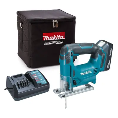 Makita JV183DW 18v Cordless G-Series Jigsaw + x 1.3ah Battery, Charger + Bag