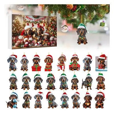 (U, One Size) Christmas Hanging Decor Countdown Calendar Decorative Taylor Hangings Advent Calen