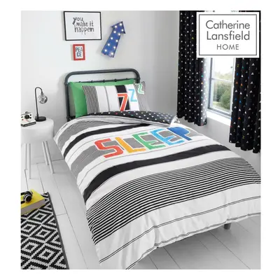 (Single) Catherine Lansfield Sleep Glow In The Dark Bedding