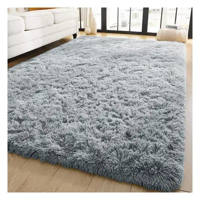 (200cm x 290cm (6ft 7" x 9ft 6")- Extra Large Area Rugs Carpet) Large Grey Rugs Non-Slip Area Ru