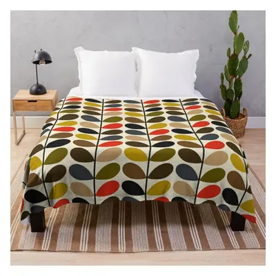 Fleece Throw Blanket Orla Kiely for Sofa Couch Kids x Inches