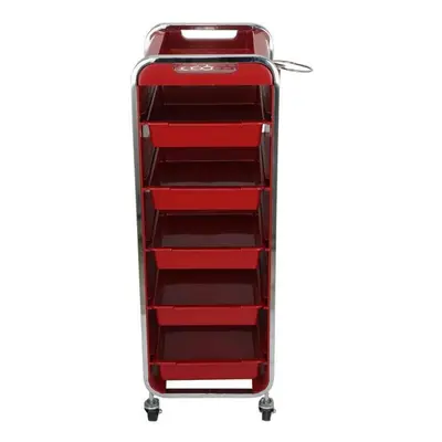 (Red) Beauty Spa Salon Trolley Hairdressing