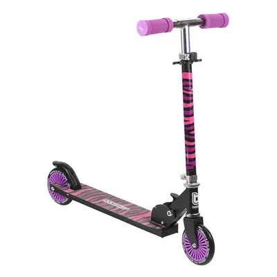 bopster Wheeled Folding Scooter - Purple Zebra Stripes