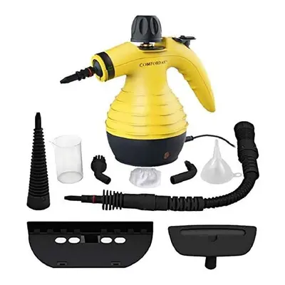 Comforday Handheld Pressurized Steam Cleaner -Multi-Purpose Steamer with 9-Piece Accessories for