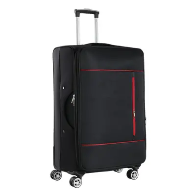 (Black Large 28'') Cabin Luggage Lightweight Suitcase Set Wheels