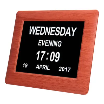 7 Inch LED Digital Calendar Day Clock Extra Large Time Day Week Month Year