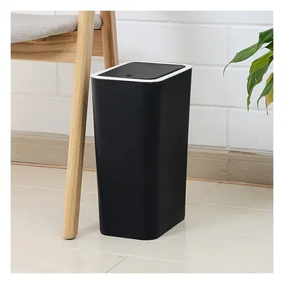 12L Touch Top Bin Kitchen Waste Bins Plastic Rubbish Trash Can Bathroom Dustbin for Kitchen Bath