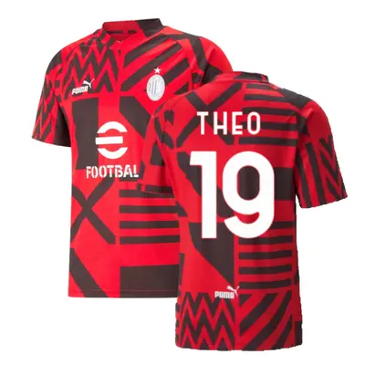 (L) AC Milan Pre-Match Jersey (Red) (THEO 19)