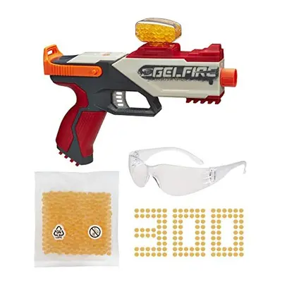 Nerf Pro Gelfire Legion Blaster, Hydrated Gelfire Rounds, Round Hopper, Spring Action, Eyewear