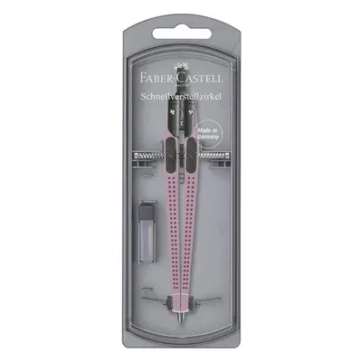 Faber-Castell Grip Quick-set Compass - Rose Shadows