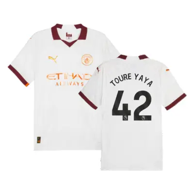 (XXL) Man City Authentic Away Shirt (TOURE YAYA 42)