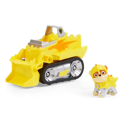 PAW Patrol, Rescue Knights Rubble Transforming Toy Car with Collectible Action Figure, Kids Toys