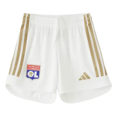 (MB) Olympique Lyon Home Shorts (White) - Kids