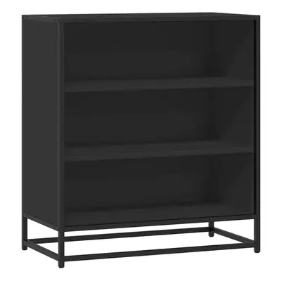 vidaXL Sideboard Black 68x35x76 cm Engineered Wood and Metal storage cabinet