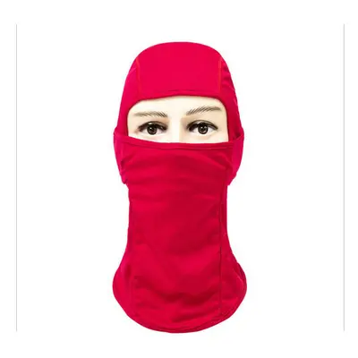 (Red) Cycling Cap Headwear Anti-UV Sunshade Riding Headgear Bicycle Bike Bandana Full Face Mask