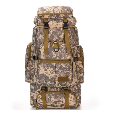 (Camouflage) 75L Climbing Bags Outdoor Camping Hiking Tactical Backpack Rucksack Waterproof Stor