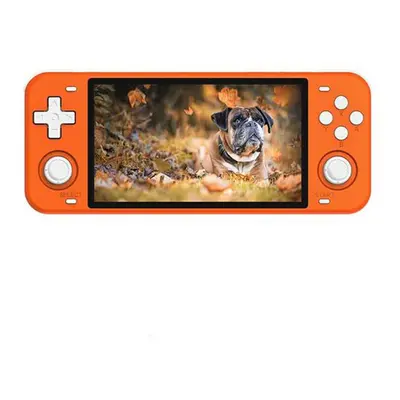 (Orange) 64G 10000+ Games Console Wifi bluetooth 5.0 Inch IPS HD Screen Video Retro Handheld Gam