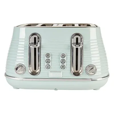 (Eucalyptus) Devon Eucalyptus Slice Toaster - Browning Settings, Slice Toaster with Wide Slots, 