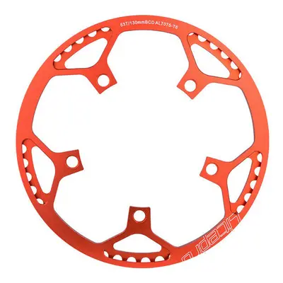 (Red, A) Single Speed 130BCD 47 53T 56T 58T Folding Bike Chain-wheel Ultralight Crank Tooth Roun