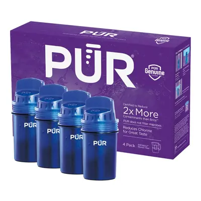 PUR Water Pitcher & Dispenser Replacement Filter 4-Pack Genuine PUR F