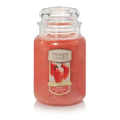 Yankee Classic White Strawberry Bellini Candle Jar - Large