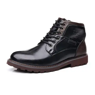 (black, 46) Men Boots Autumn Winter Fashion Shoes Men&apos;s Boots Men Casual Boots Luxury Men S