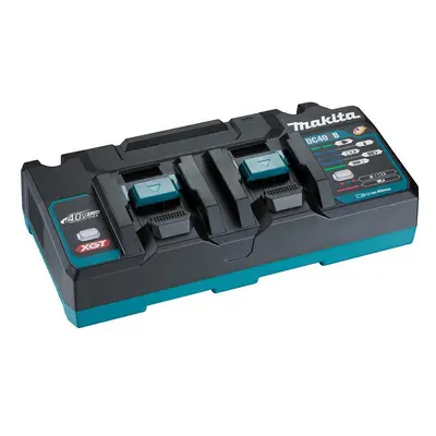 Makita 191N07-2 DC40RA XGT Two Port Fast Charger 110V MAKDC40RBL