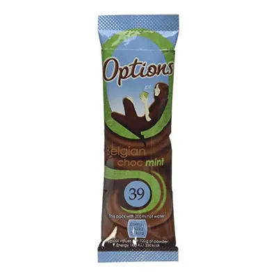 Options Belgian Mint Chocolate Sachets - Pack of